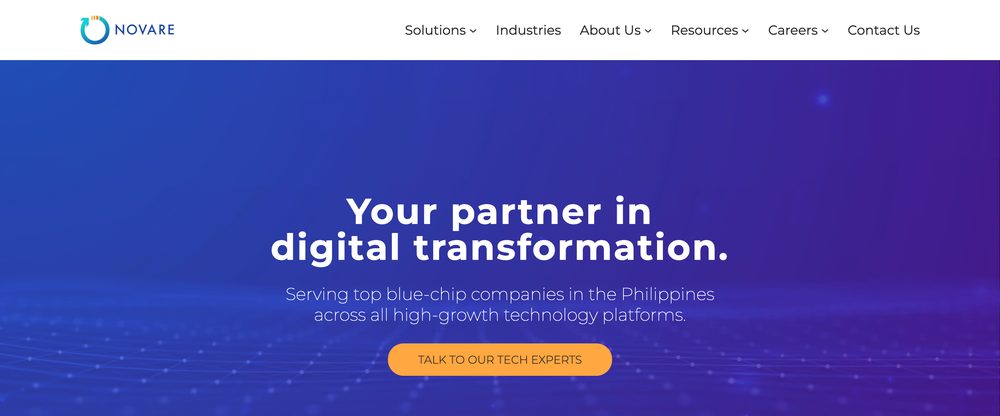 Novare Technologies homepage