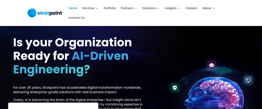Stratpoint homepage